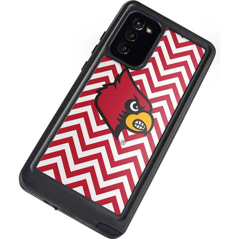 University of Louisville Chevron Galaxy Note20 5G Waterproof Case