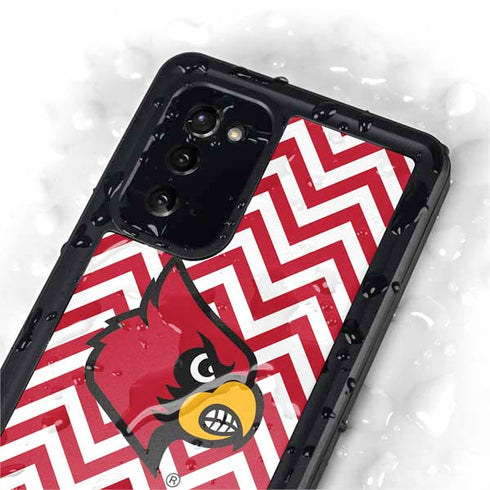 University of Louisville Chevron Galaxy Note20 5G Waterproof Case