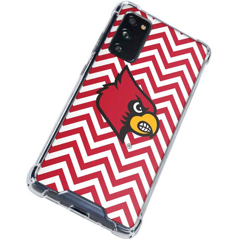 University of Louisville Chevron Galaxy S20 FE Clear Case