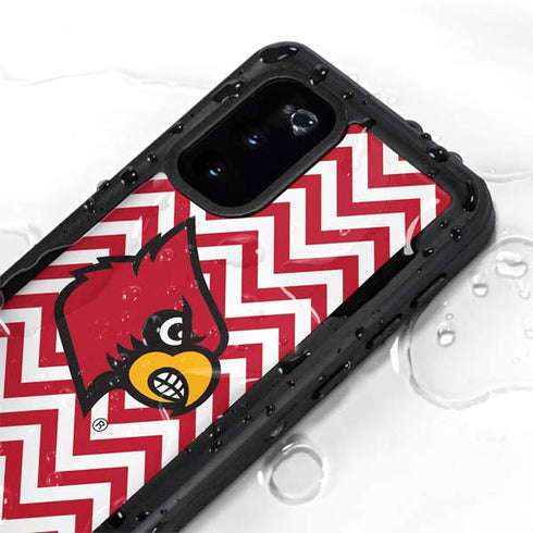 University of Louisville Chevron Galaxy S20 Waterproof Case