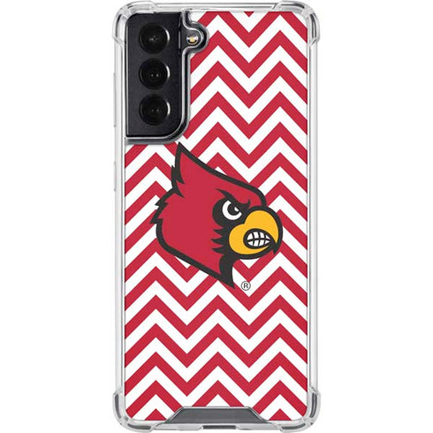 University of Louisville Chevron Galaxy S22 Clear Case