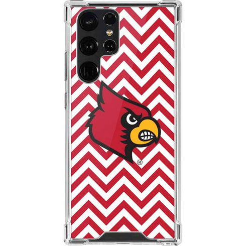 University of Louisville Chevron Galaxy S22 Ultra Clear Case