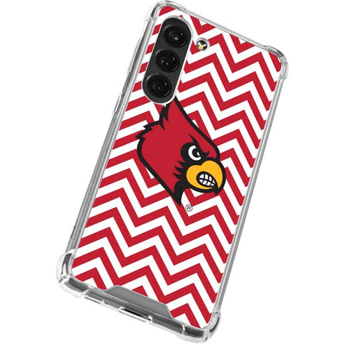 University of Louisville Chevron Galaxy S23 Clear Case