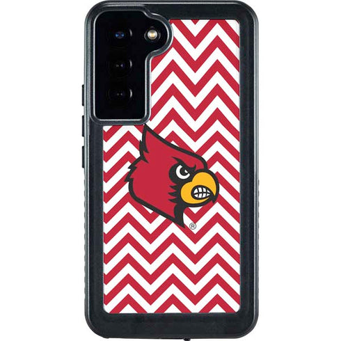 University of Louisville Chevron Galaxy S23 Plus Waterproof Case