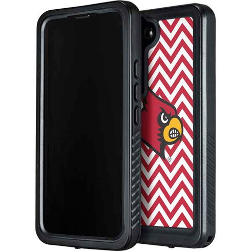 University of Louisville Chevron Galaxy S23 Plus Waterproof Case