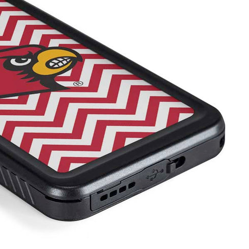 University of Louisville Chevron Galaxy S23 Plus Waterproof Case