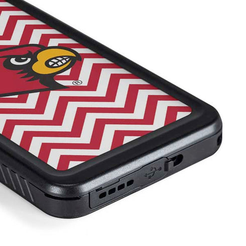 University of Louisville Chevron Galaxy S23 Waterproof Case