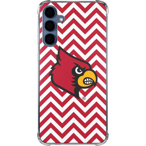 University of Louisville Chevron Galaxy S24 Clear Case