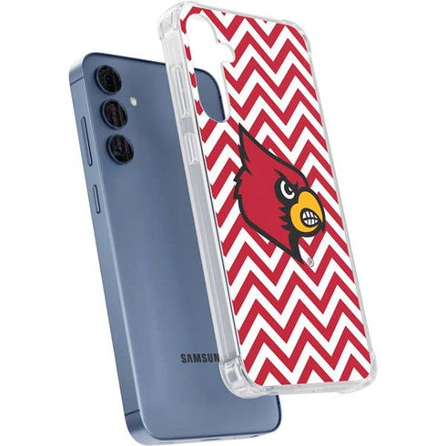 University of Louisville Chevron Galaxy S24 Clear Case