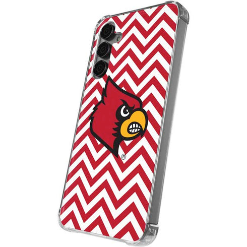 University of Louisville Chevron Galaxy S24 Plus Clear Case