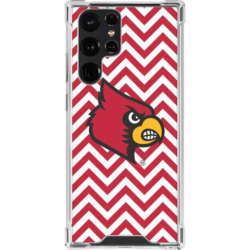 University of Louisville Chevron Galaxy S24 Ultra Clear Case