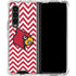 University of Louisville Chevron Galaxy Z Fold4 5G Clear Case