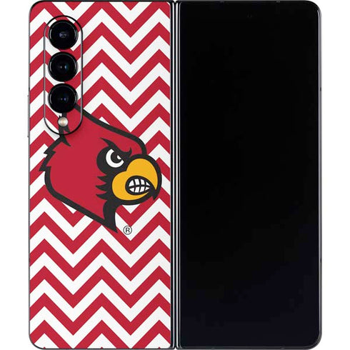 University of Louisville Chevron Galaxy Z Fold4 5G Skin