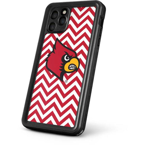 University of Louisville Chevron iPhone 11 Pro Max Waterproof Case