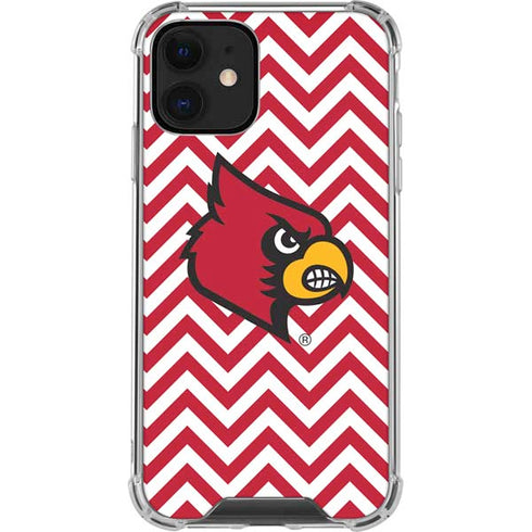 University of Louisville Chevron iPhone 12 Clear Case