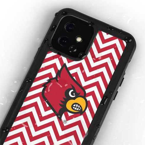 University of Louisville Chevron iPhone 12 Mini Waterproof Case