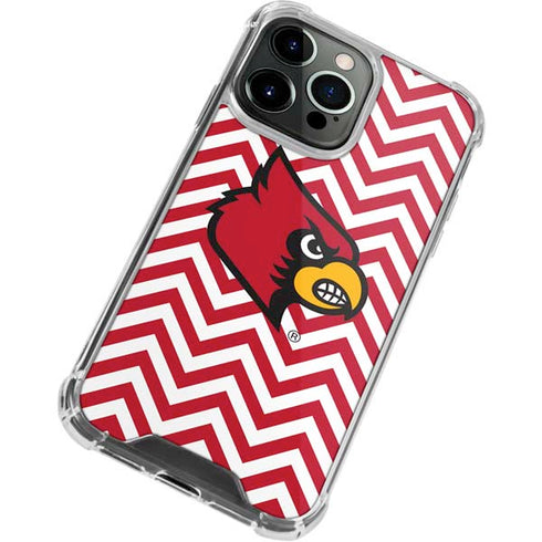 University of Louisville Chevron iPhone 13 Pro Clear Case