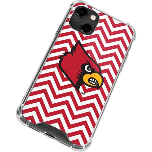 University of Louisville Chevron iPhone 14 Clear Case