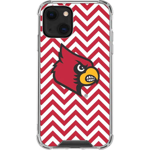University of Louisville Chevron iPhone 14 Plus Clear Case