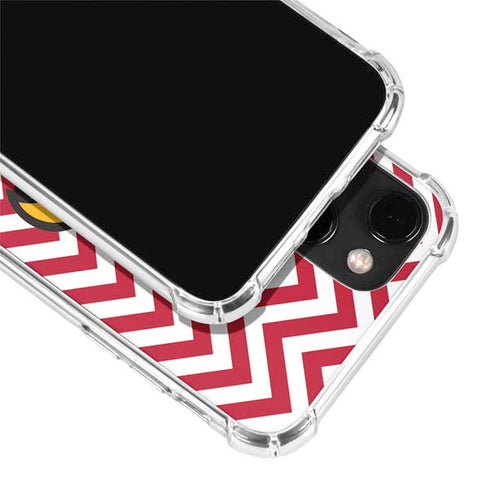 University of Louisville Chevron iPhone 14 Plus Clear Case