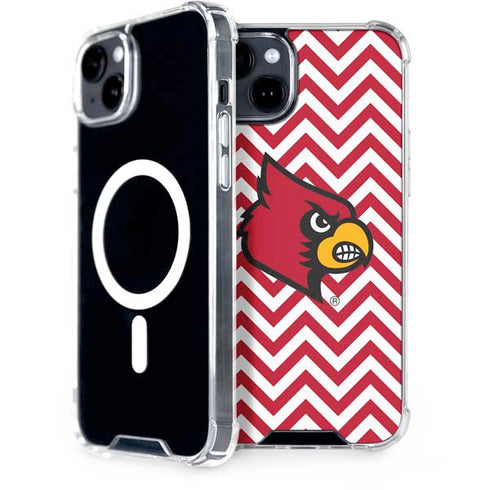 University of Louisville Chevron iPhone 15 Plus MagSafe Case
