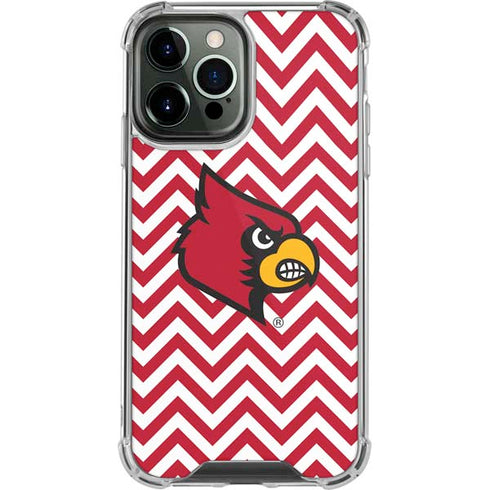 University of Louisville Chevron iPhone 14 Pro Max Clear Case