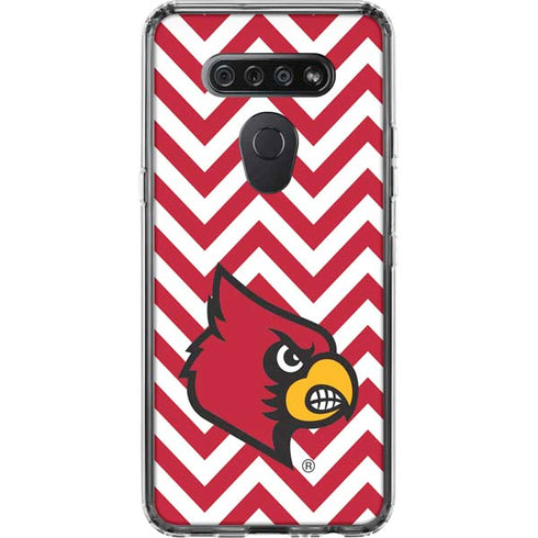 University of Louisville Chevron LG K51/Q51 Clear Case
