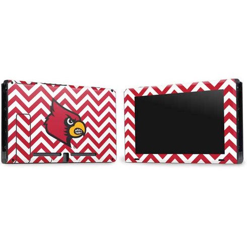 University of Louisville Chevron Nintendo Switch Bundle Skin