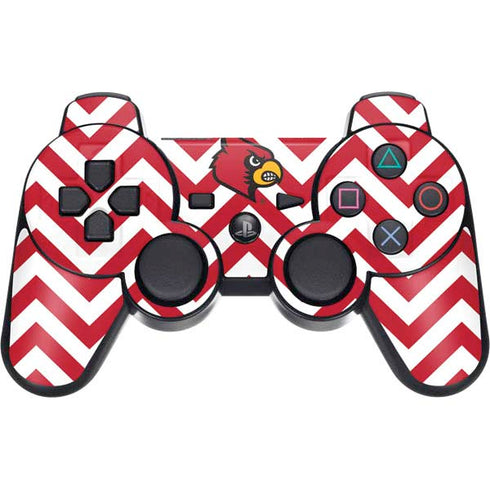 University of Louisville Chevron PS3 Dual Shock wireless controller Skin