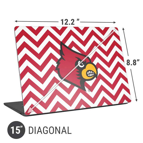 University of Louisville Chevron Universal Laptop 15in (12.2 x 8.8in) Skin