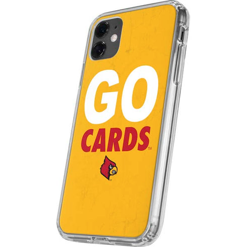University of Louisville Go Cards iPhone 11 Clear Case