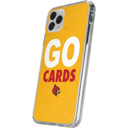 University of Louisville Go Cards iPhone 11 Pro Max Clear Case