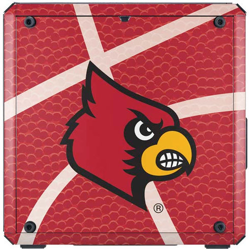 University of Louisville Red Basketball Cooler Master MasterBox Q300L Mini Tower Skin