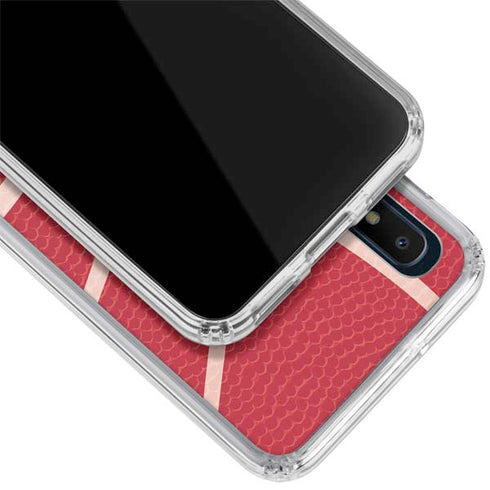 University of Louisville Red Basketball Galaxy A10e Clear Case