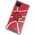 University of Louisville Red Basketball Galaxy A12 Clear Case
