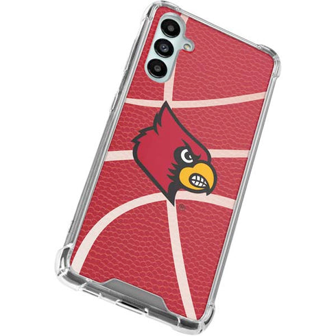 University of Louisville Red Basketball Galaxy A15 5G Clear Case