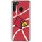 University of Louisville Red Basketball Galaxy A21 Clear Case