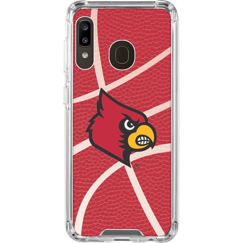 University of Louisville Red Basketball Galaxy A30 Clear Case