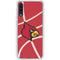 University of Louisville Red Basketball Galaxy A50 Clear Case