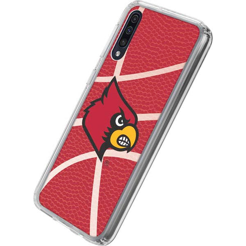 University of Louisville Red Basketball Galaxy A50 Clear Case