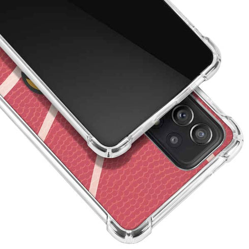 University of Louisville Red Basketball Galaxy A52 5G Clear Case