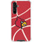 University of Louisville Red Basketball Galaxy A54 5G Clear Case