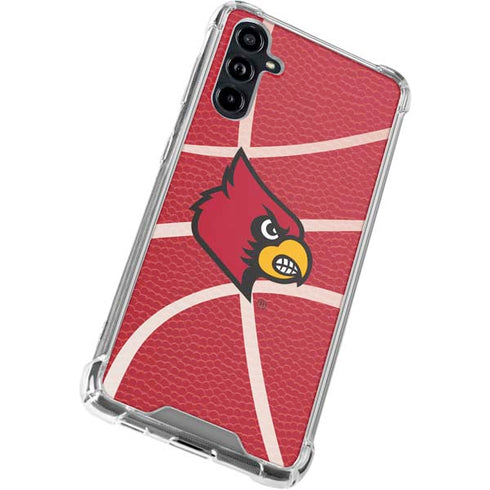 University of Louisville Red Basketball Galaxy A54 5G Clear Case