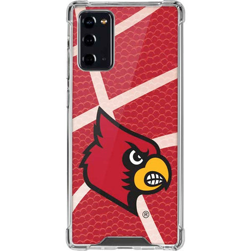 University of Louisville Red Basketball Galaxy Note20 5G Clear Case