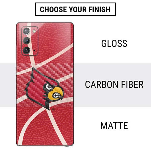 University of Louisville Red Basketball Galaxy Note20 5G Skin
