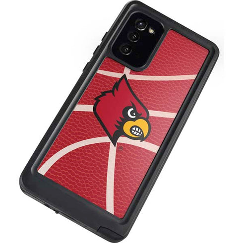 University of Louisville Red Basketball Galaxy Note20 5G Waterproof Case