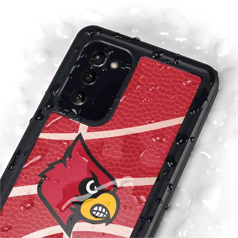 University of Louisville Red Basketball Galaxy Note20 5G Waterproof Case