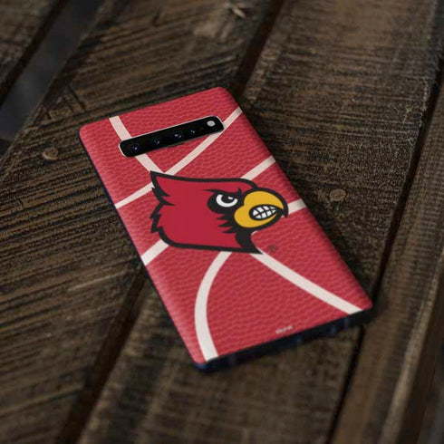 University of Louisville Red Basketball Galaxy S10 Skin