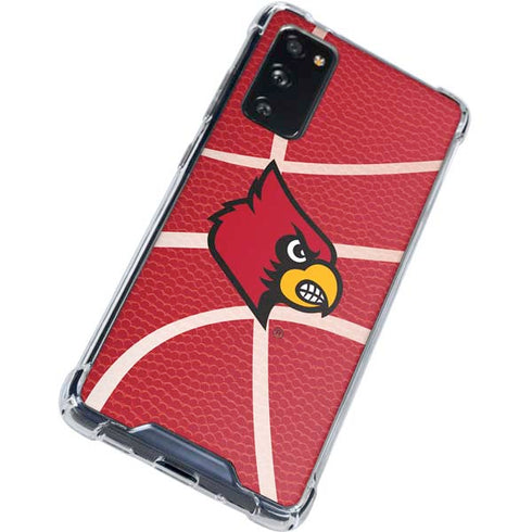 University of Louisville Red Basketball Galaxy S20 FE Clear Case