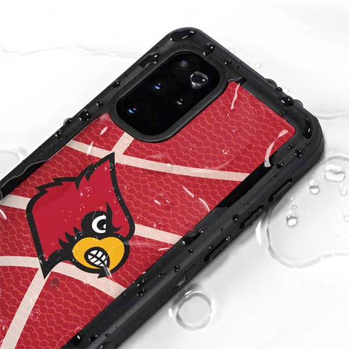 University of Louisville Red Basketball Galaxy S20 Plus Waterproof Case